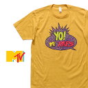 楽天LuLu Gardenエムティーヴィー/MTV MTV YO RAPS TEE Tシャツ 半袖 ニューヨーク ロゴT ケーブルテレビの音楽専門チャンネル メンズ レディース 正規品 MUSTARD マスタード アメリカ ケーブルチャンネル【ネコポス発送】