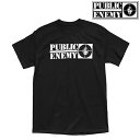 パブリック エナミー/PUBLIC ENEMY SS TEE BLACK PE ブラック ロゴ 半袖 Tシャツ ヒップホップ ラップロック ロゴT 正規品 本物 メンズ レディース【ネコポス送料無料】