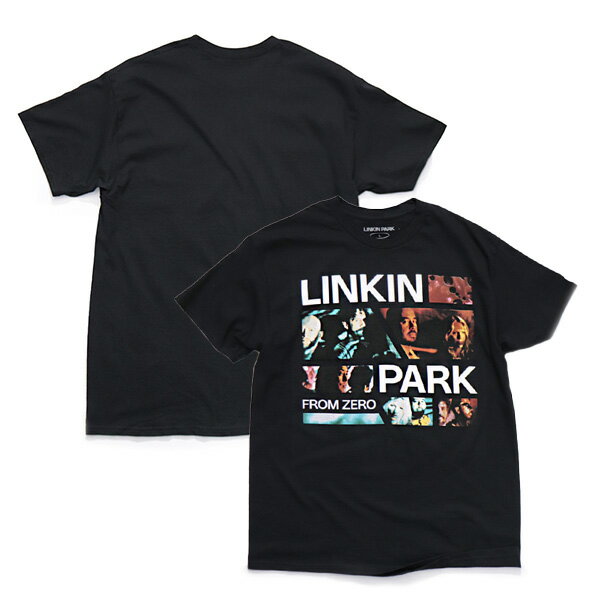 リンキンパーク/LINKIN PARK LIN-FROMZERO LPA-1001 LINKIN PARK FROM ZERO TEE Tシャツ 半袖 ロックT バンドT ヘヴィメタル ロックバンド メンズ レディース BLACK ブラック アメカジ【ネコポス発送】