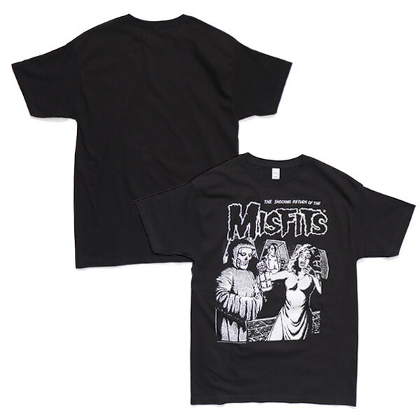 乐天商城 - ミスフィッツ/MISFITS MIS-SHOCKING MM-MST-07 MISFITS SHOCKING TEE Tシャツ 半袖 ロックT バンドT ハードコアパンク・バンド ロゴT アメリカ ヘヴィメタル・バンド AMERICAN CLASSICS メンズ レディース トップス コットン100％ 綿 BLACK 黒 夏服【ネコポス発送】