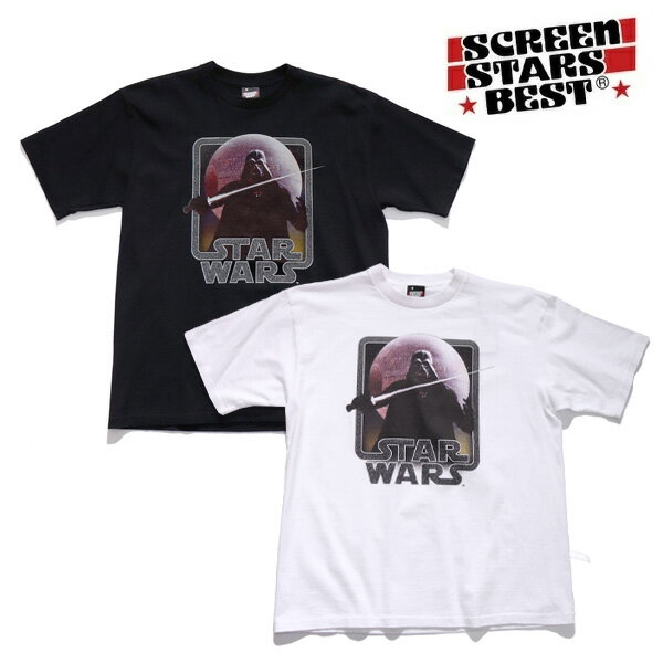 スクリーンスターズ ベスト/SCREEN STARS BEST 2522-SSBTSW12『STAR WARS』/ Tee(12) Tシャツ 半袖 ユニセックス メンズ レディース トップス WHITE BLACK ホワイト ブラック 映画 ムービー スター・ウォーズ ダース・ベイダー プリント 綿100％【ネコポス発送】