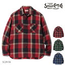 シュガーケーン/SUGAR CANE SC29156 TWILL CHECK WORK SHIRT チェックシャツ ヴィンテージ シャツ LONG SLEEVE メンズ 長袖 シンプル 日本製 コットン GREEN BLUE RED【送料無料】