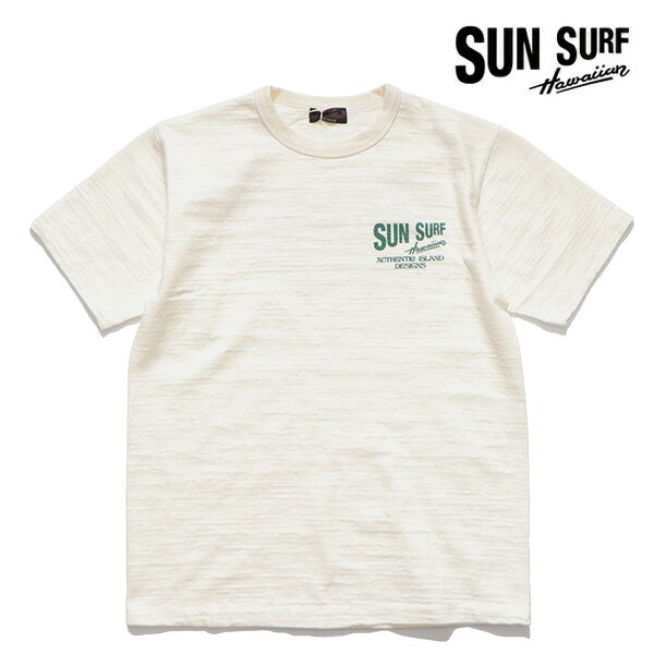 乐天商城 - サンサーフ/SUN SURF SS79716 Tシャツ 半袖 ロゴ バックデザイン サーファー メンズ レディース 日本製 トップス コットン100％ 綿 厚手生地 ハワイアン アウトドア 海 ビーチ 夏服 WHITE【送料無料】