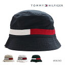 トミーヒルフィガー/TOMMY HILFIGER 69J6350 バケットハット ハット バケハ メンズ レディース キャップ HAT 帽子 ロゴ ネイビー ホワイト ストーン ユニセックス【ネコポス発送】