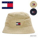 トミーヒルフィガー/TOMMY HILFIGER 69J7319 コーデュロイバケットハット ハット バケハ メンズ レディース キャップ HAT 帽子 ロゴ KHAKI カーキ ユニセックス【ネコポス発送】