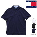 トミーヒルフィガー/TOMMY HILFIGER 7802266 IVY POLO SHIRT ロゴ プリント ポロシャツ 半袖 メンズ レディース ネイビー ホワイト ブラック スポーティー【ネコポス発送】