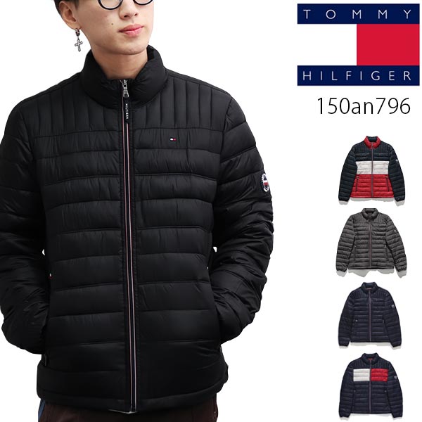 トミーヒルフィガー/TOMMY HILFIGER 150AN796 PACKABLE JACKET 中綿ジャケット パッカブルジャケット アウター ナイロン ブルゾン メンズ トリコロールカラー USA規格