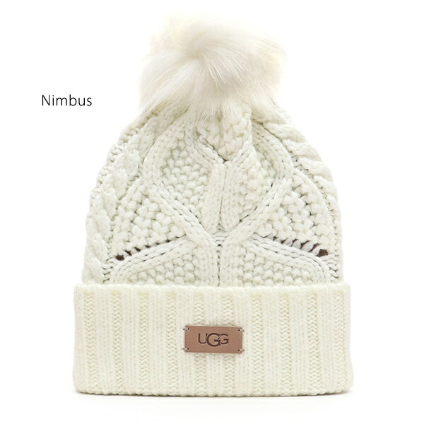 アグ/UGG 100819 Cable Beanie With Pom ケーブル ビーニー ウィズ ポム 帽子 ポンポンニット レディース LADIES ウィメンズ WOMENS プレゼント ギフト クリスマス ブランド 防寒 秋 冬 かわいい おしゃれ お出かけ アウトドア【送料無料】 lulu2015-10014904 LuLu Garden サンプル画像2