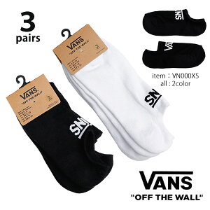 バンズ/VANS 靴下 3足セット くるぶし丈 スニーカーソックス アンクルソックス VN000XSS VN000XSX WHITE BLACK チェック 白 メンズ レディース ロゴ スポーツ ユニセックス 1点までネコポス発送可