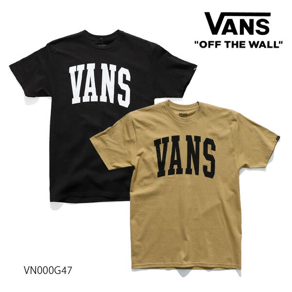 バンズ/VANS VN000G47 VANS ARCHED SS TEE 半袖 Tシャツ トップス ロゴ シンプル クラシックフィット コットン メンズ レディース【ネコポス発送】