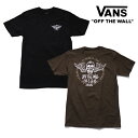 バンズ/VANS VN000KA7 CLUB HOUSE SS TURKISH Tシャツ TEE メンズ レディース トップス ロゴ スケーター 半袖 クルーネック クラシックフィット バックプリント コットン100% 綿 ショートスリーブ TURKISH COFFEE / BLACK ブラウン ブラック【ネコポス発送】(4)