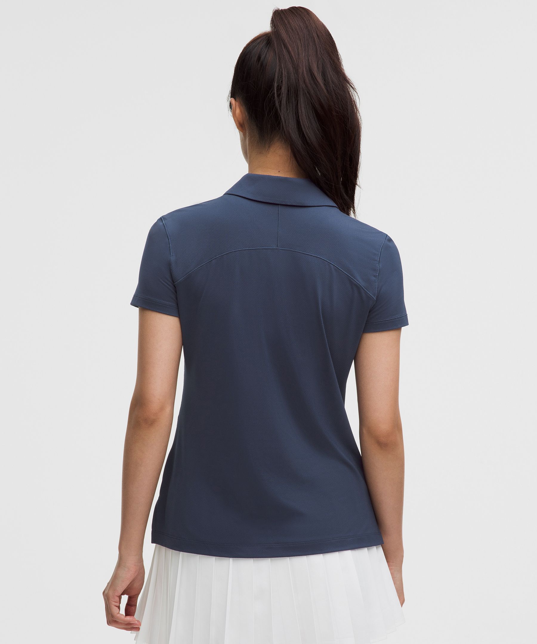 ルルレモン 公式ショップの[公式] ルルレモン lululemon 女性 速乾半袖ポロシャツ ストレートヘム *ロゴ - ポロシャツ - ゴルフ｜アングル3