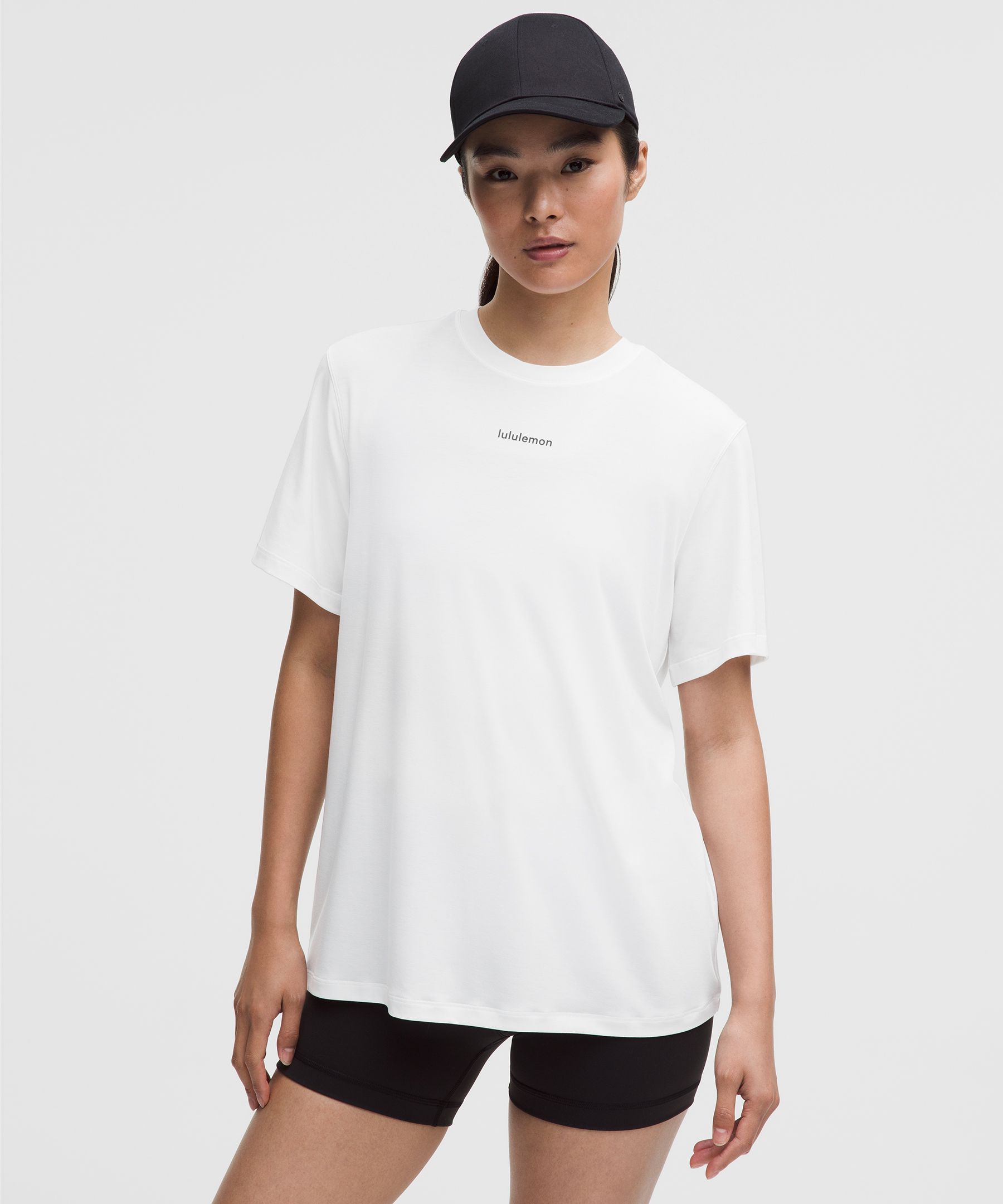  ルルレモン lululemon 女性 ジャージートレーニング 半袖シャツ *ワードマーク - ショートスリーブシャツ - トレーニング