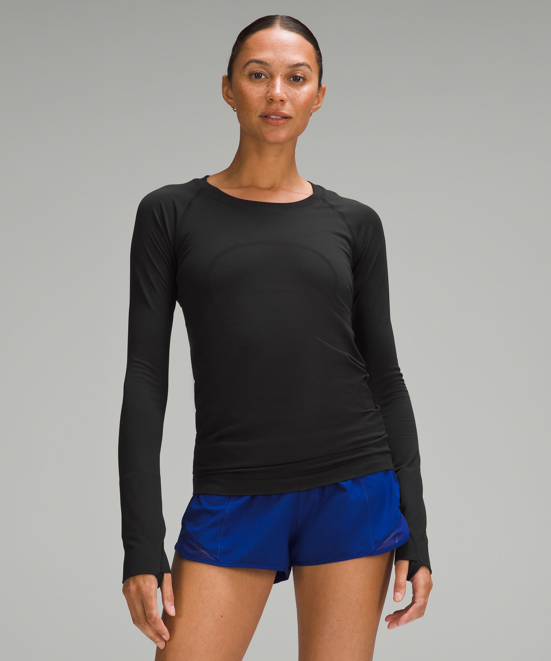 [公式] ルルレモン lululemon 女性 Swiftly Tech 長袖シャツ 2.0 *ヒップ丈 - ロングスリーブシャツ - ゴルフ