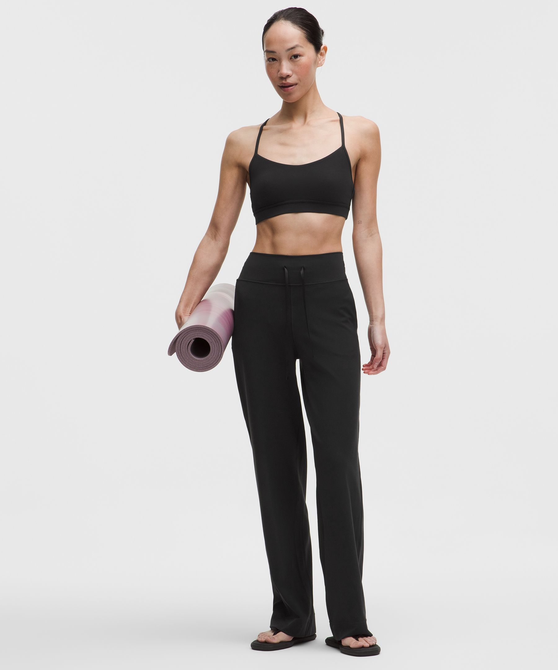 [公式] ルルレモン lululemon Groove ハイライズワイドレッグパンツ *アジアフィット