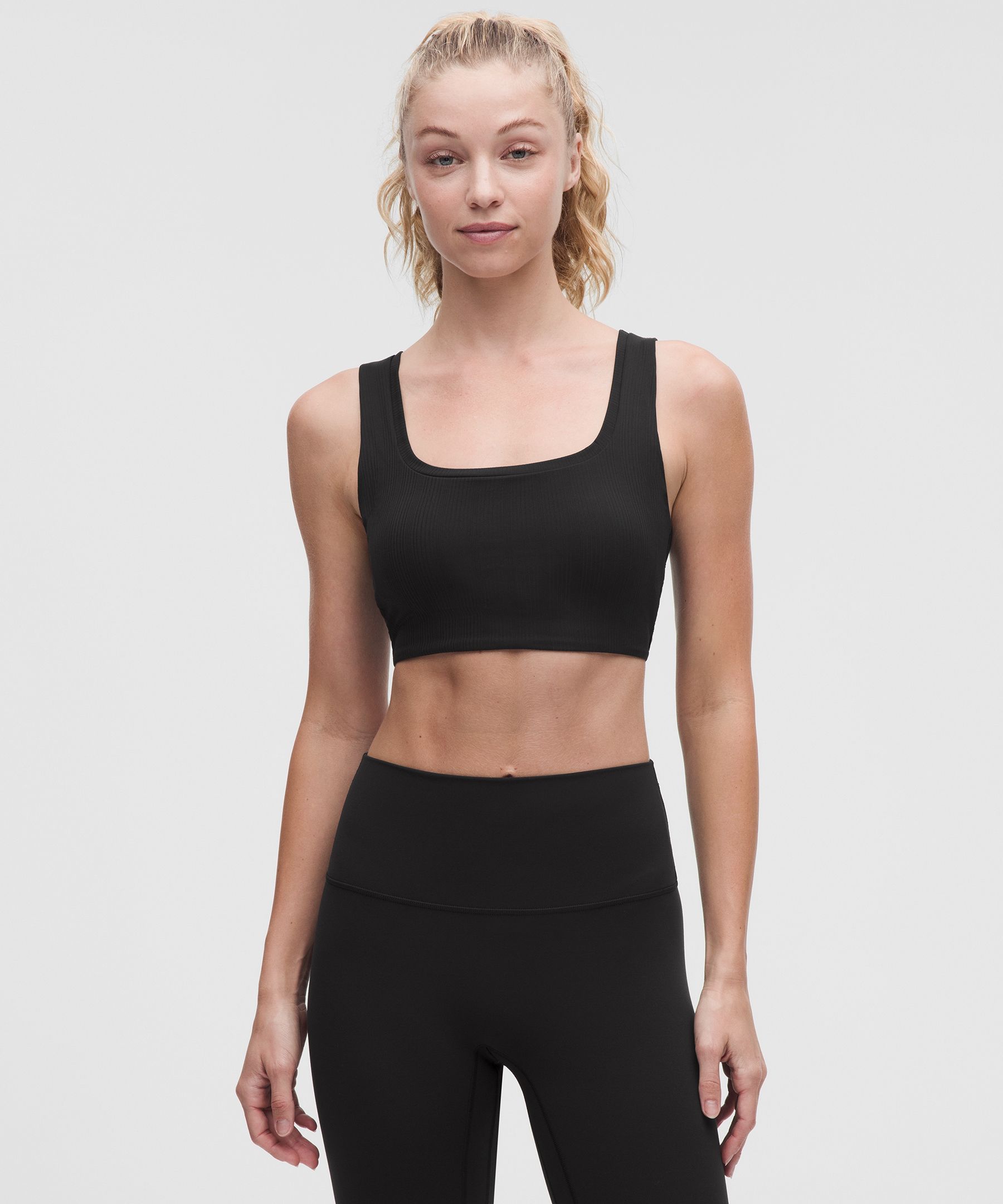 [公式] ルルレモン lululemon 女性 Bend This リブスクエアネック レーサーバック...