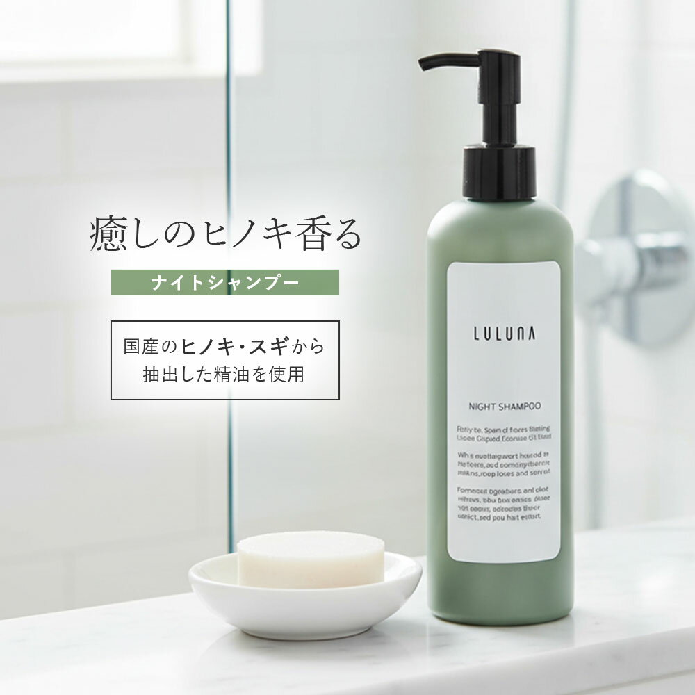 ナイトシャンプー 300mL シャンプー いい 香り シャンプー 細い髪 アミノ酸シャンプー カラーケアシャンプー ノンシリコン ヘアカラー 傷まない 色落ち防止 カラー シャンプー 無添加 猫っ毛 シャンプー シャンプー 精油 カラー後シャンプー