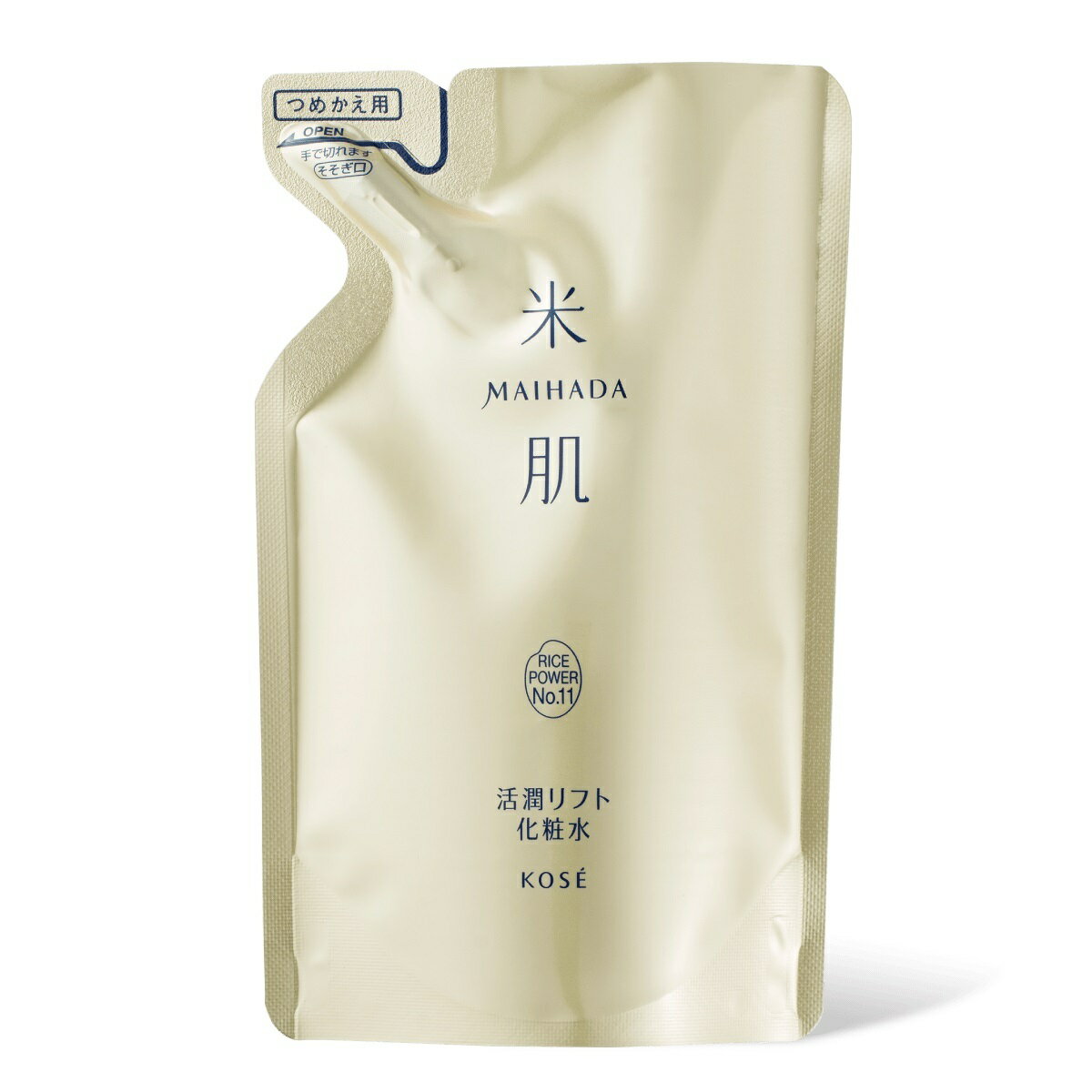 米肌 化粧水 [コーセー] 米肌 MAIHADA 活潤リフト化粧水 (つめかえ用) 110mL「ふっくら炊きたてのような潤いに満ちた肌へ」無香料／無着色／鉱物油フリー／弱酸性 ☆送料無料☆ 追跡可能メール便