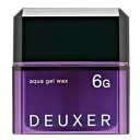 【訳あり】デューサー アクアジェルワックス 6G 80g ナンバースリー4985514032593ナンバースリー ユニセックス美容室専売 美容室 美容院 ツヤ感と強いリッジがあるスタイル 日本製ウェット束感でしっかりとホールド ローズフローラルベリーの香り ファイバー成分配合