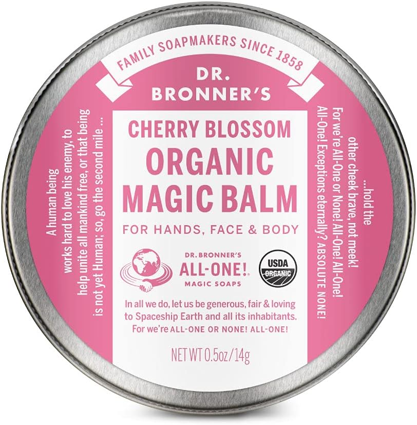 ドクターブロナー オーガニックバーム CH(チェリーブロッサム) 全身 毛先 ひじ か...