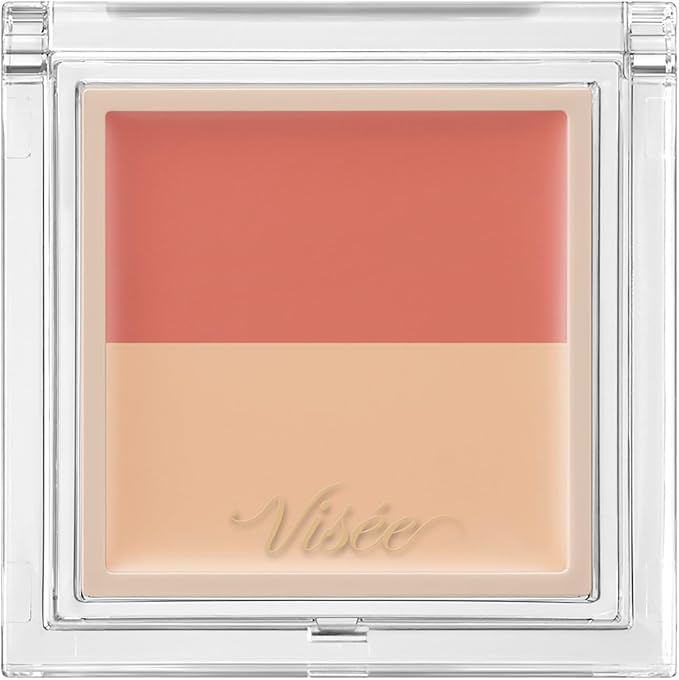 乐天商城 - 【訳あり】Visee(ヴィセ) ヴィセ カラーデュオ トリック コンシーラー 05 レッドトリック (ライトベージュ) コンシーラー くま カバー コンパクト オレンジ マルチカラー 2.5g