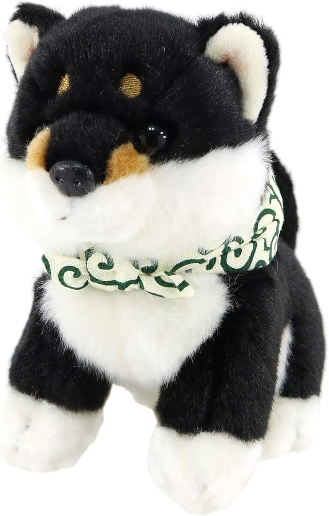 乐天商城 - 【訳あり】キュート販売 黒まめしば 座り ぬいぐるみ S