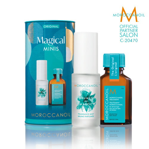 【今だけ送料無料】モロッカンオイル Magical MINIS 数量限定2点セット（モロッカンオイル 15mL、ヘア＆ボディフレグランスミスト 30mL）【贈り物に便利な！モロッカンオイル オリジナルショッパー付き】