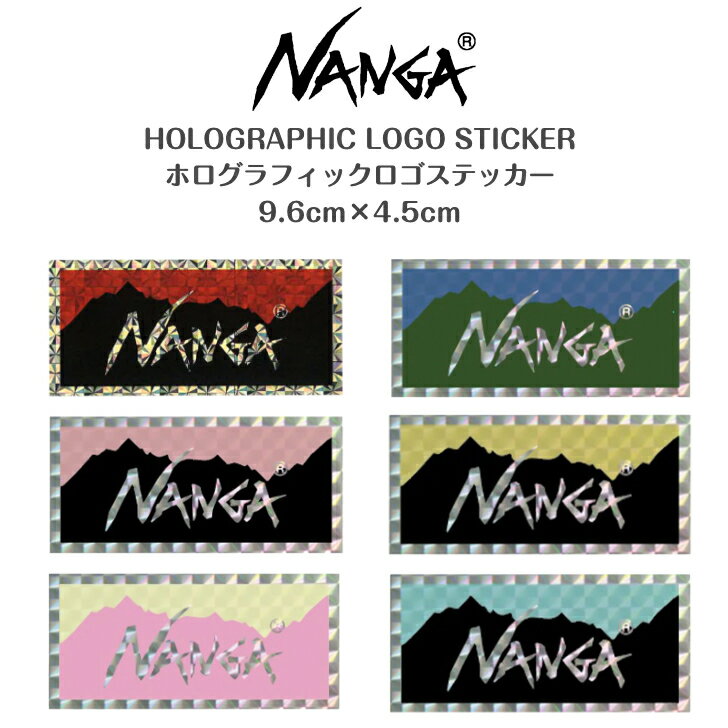 NANGA ʥ󥬡HOLOGRAPHIC LOGO STICKERۥեåƥå