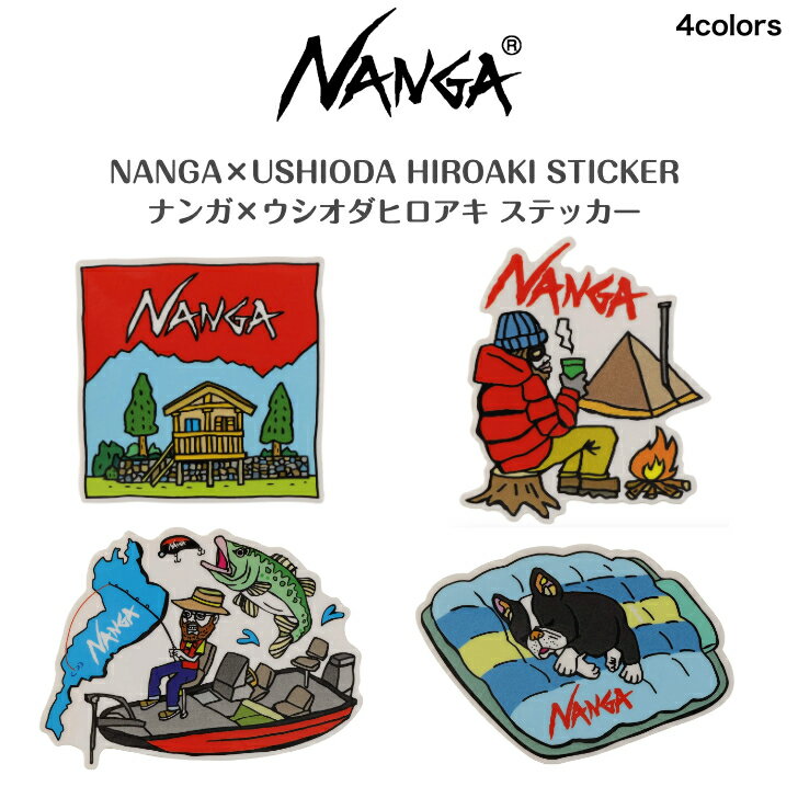 NANGA×USHIODA HIROAKI STICKERナンガ×ウシオダヒロアキ ステッカー