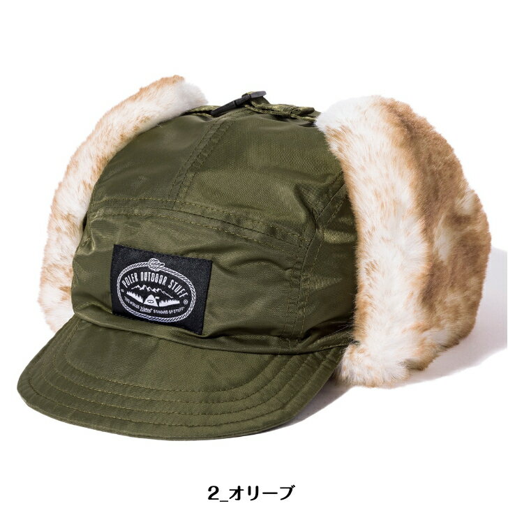 30%off【POLER ポーラー】フライト ナイロンファーフラップキャップFLIGHT NYLON FUR FLAP CAP2024AW
