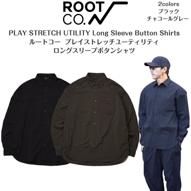プレイストレッチユーティリティーロングスリーブボタンシャツPLAY STRETCH UTILITY Long Sleeve Button Shirts2026新作