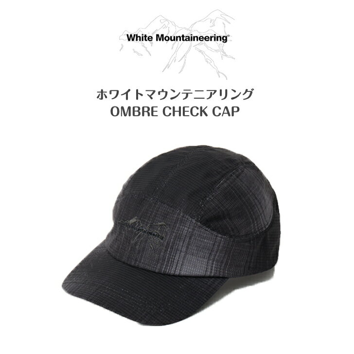 樂天商城 - 【White Mountaineering ホワイトマウンテニアリング】オンブレチェックキャップOMBRE CHECK CAP2026SS