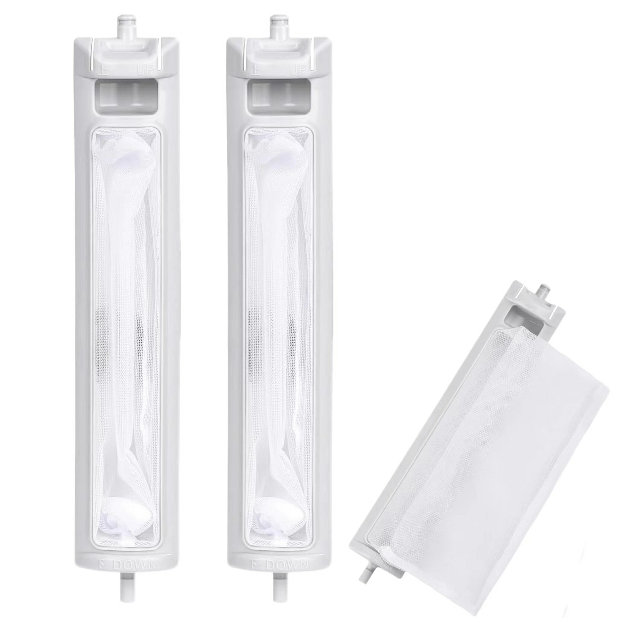 【2個セット】洗濯機 糸くずフィルター クズ取りネット 洗濯機 ゴミ取りネット ホコリ取り 交換用 シャープ(ES-LP1/ES-LP2)・パナソニック(AXW...