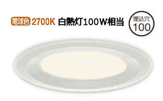 大光電機 ダウンライト DDL5414YWG 工事必要