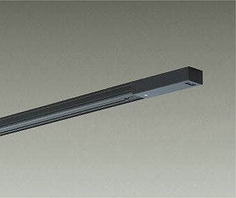 ★スーパーSALE期間中300円OFFクーポン配布中★大光電機 ダクトレール フィードイン・エンドキャップ1個付 2m用 黒 DP00292K 工事必要