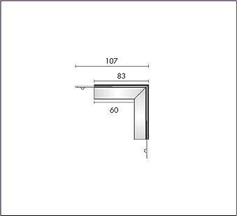Lighting Parts - 大光電機 DC48V専用浅型縦付連結用金具 TP-VL1007B 黒