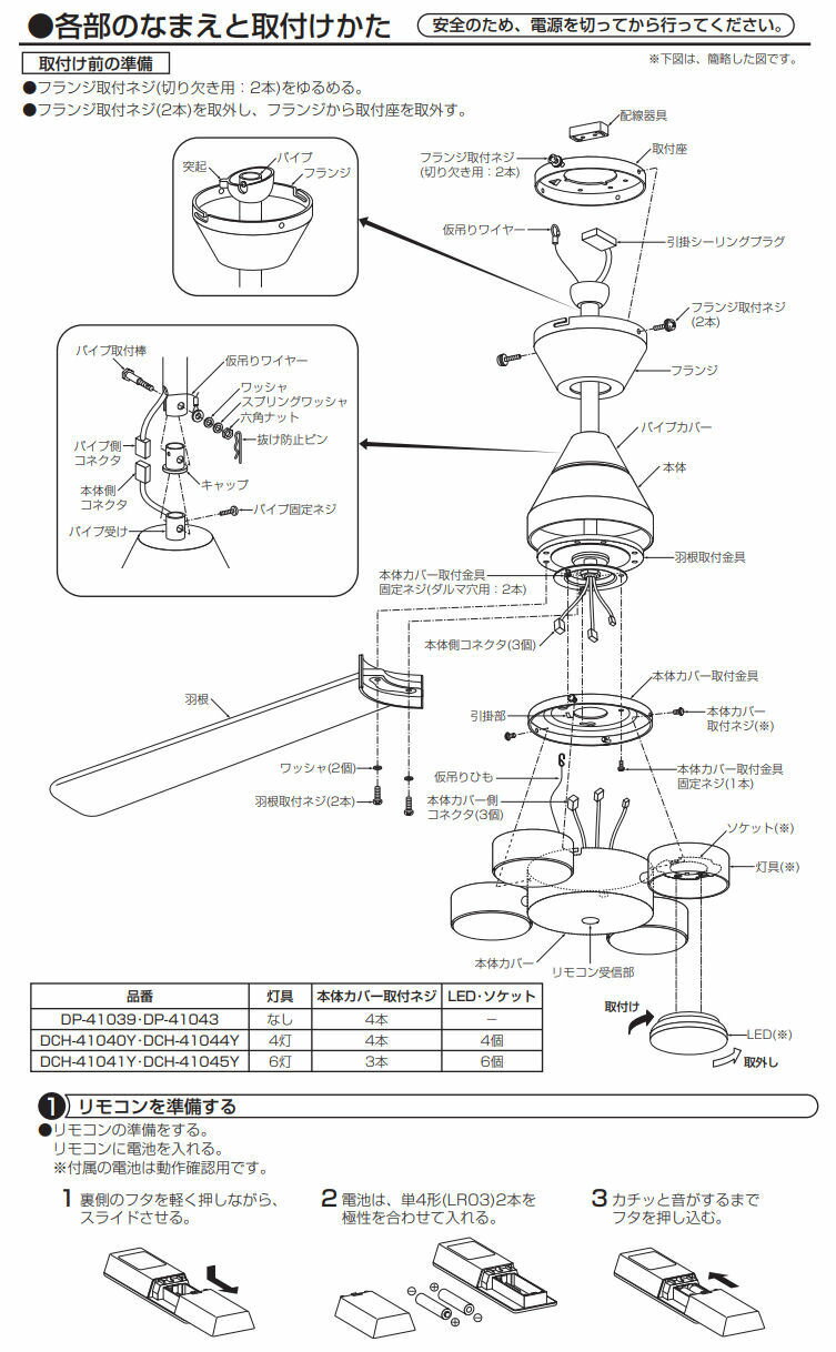 大光電機 シーリングファン DCH41044Y 3