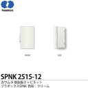 【カワムラ】シリンダーキー付プラボックス屋内・屋外用兼用木製基盤・キー付 SPNK2515-12色彩:クリーム