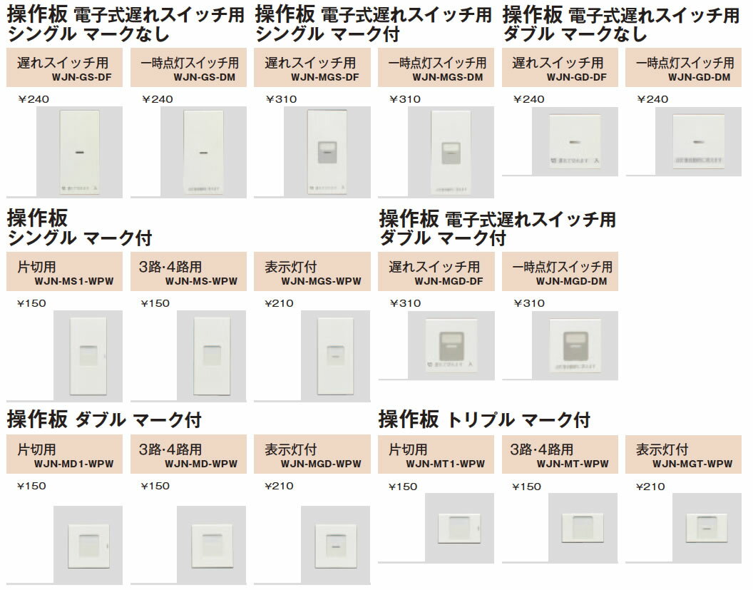 【JIMBO】J-WIDEシリーズ配線器具操作...の紹介画像3