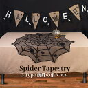 【ハロウィン直前割】 ハロウィン スパイダー テーブル クロス | テーブルクロス happy halloween 飾り スパーダーウェブ クモ おしゃれ テーブルデコレーション インテリア パーティ グッズ 飾り付け 装飾 大人 おうちハロウィン おうちスタジオ 蜘蛛の巣 レース 刺繍 b9543