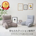 【店内全品P10倍！3/10限定】座椅子 背もたれ クッション ベッド ソファ ハイバック リクライニング おしゃれ コンパクト 肘掛け かわいい こたつ 腰痛 1人掛け 一人用 チェア 座いす 座イス 授乳 枕 ソファー ひとり まくら グレー ブラウン ドウシシャ