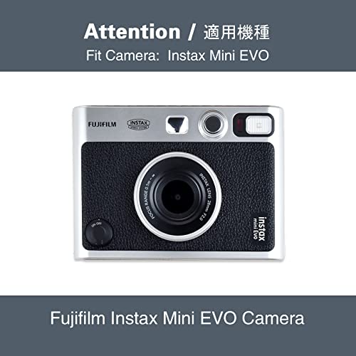 kinokoo Evoケース FUJIFILM チェキ Evo ハイブリッドインスタントカメラケース in...