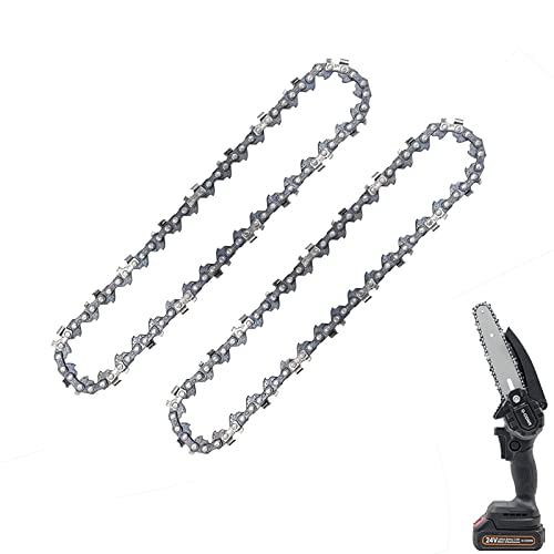 DFsucces チェーンソー 替刃 2個セット 4インチ チェンソー替え刃 チェーンソー 刃 木工切断 枝切り 伐..