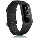 for Fitbit Charge 4/Charge 3/Charge 3 SE バンド ベルト 交換用バンド 柔らかい TPU バンド 調整(2)