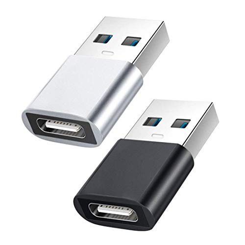 YOKELLMUX USB 変換アダプタ Type-C (メス) to USB (オス) 小型USB3.1 2個セット10Gbps 急速充電＆高