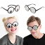 [Paizizi] おもしろメガネ 2個セット ざこししょう メガネ 仮装 目玉メガネ ザコシショウ パーティーメガネ お笑い芸人 面白眼鏡