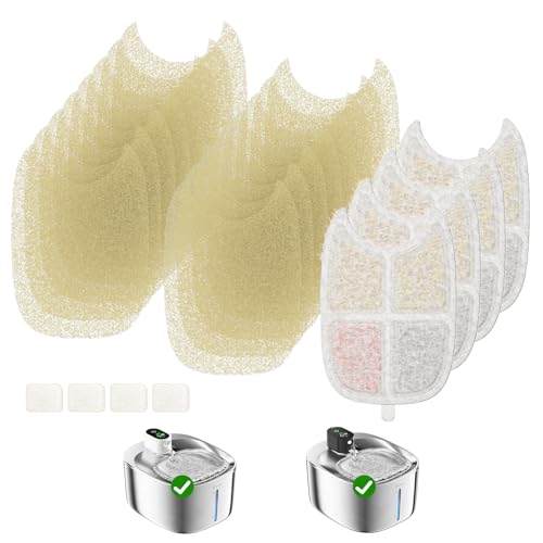 APD APETDOLA 猫水飲み器フィルター 4個セット ペット給水器用フィルター 六層濾過フィルター FS10 Pro専用