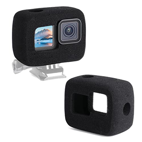SANYO - HSU・2個入り GoPro HERO12/11/10/9用 防風カバー スポンジカバー 防風ケース ノイズ/風切り音対策