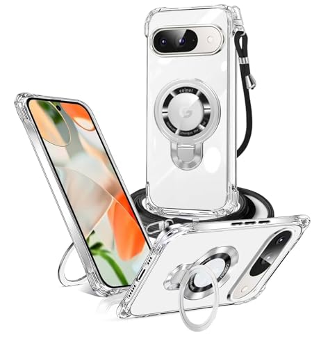 Rakuten - weiaoluo Google pixel 9 ケース クリア Google pixel 9Pro ケースリング付き MagSafe対応 ショル