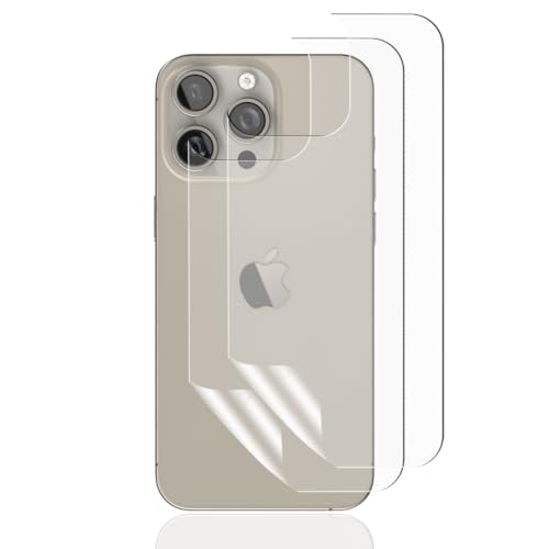 ・クリア iPhone 15 Pro Max ・対応機種2023年発売の iPhone 15 Pro Max 背面フィルム (2枚)。・高の素材本製品は高の柔軟なTPU素材で作られており、安全性と環境保護性があり、人の肌に刺激を与えません。素早く自動的にスクリーンに吸着でき、泡は入りにくいです。・3D設計、全面保護カバー柔軟なTPU製保護フィルムは精密3D成型加工が施されます。スクリーンにぴったりとフィットし、完璧にカバーできます。スマホの角割れも防ぎます、スマートフォンをより効果的に保護します、長く使っても落ちないです。・キズ補修能力特殊コーティング」により、表面キズを自然に補修する補修機能を持っています。装着後、時間の経過とともに泡が消えます。さらに、簡単に押し出せることもできます。・99%透過率99%以上の高透過率で、元々の画質を損なう事無く、色鮮やかに映し、本来の美しい画面を鮮明に保ち続けます。説明 15 promax-bm2